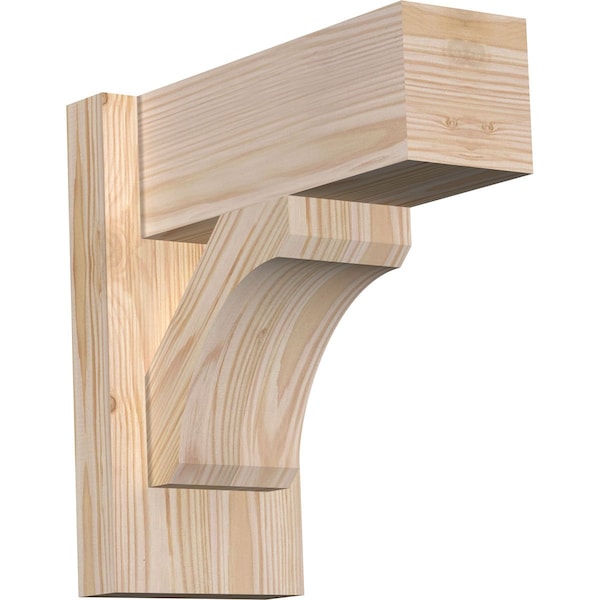 Ekena Millwork Legacy Block Smooth Outlooker, Douglas Fir, 5 1/2"W x 12"D x 12"H OUT06X12X12LEC05SDF - main